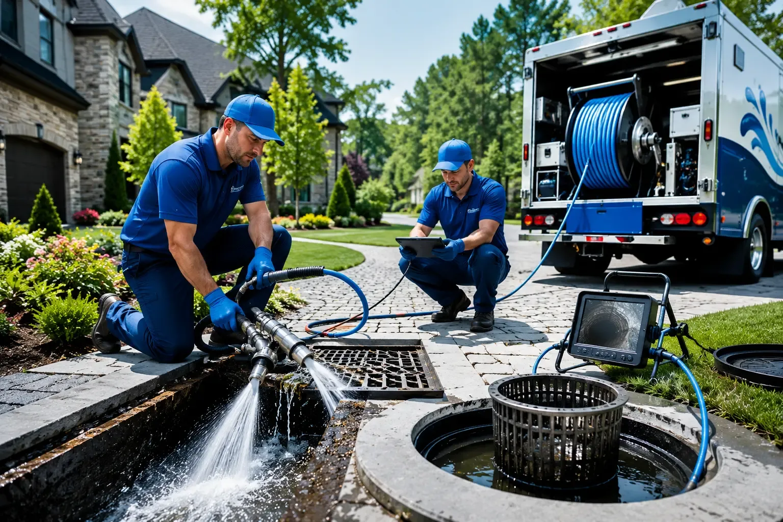 Local outdoor drain cleaning professionals in Manville, RI